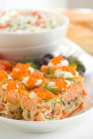Smoked Salmon Frittata