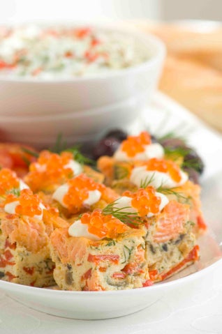 Smoked Salmon Frittata