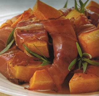 Roasted Butternut Wrapped In Prosciutto