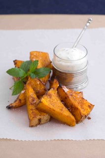 Thai Spiced Pumpkin Chips With Sour Cream
