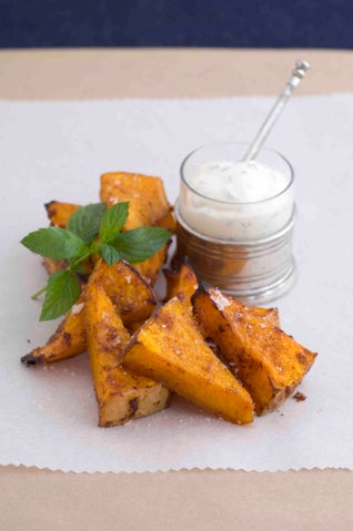 Thai Spiced Pumpkin Chips With Sour Cream