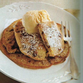 Buttermilk Pancakes With Craisins And Chocolate Chips