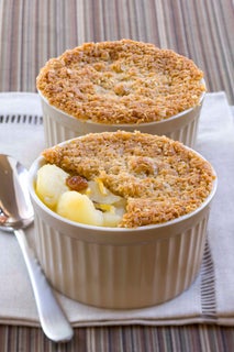 Quick Apple And Marmalade Crumble