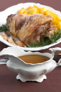 Herbed Milk Poached Pork
