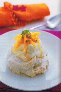 Hazelnut Pavlovas With Tropical Fruit