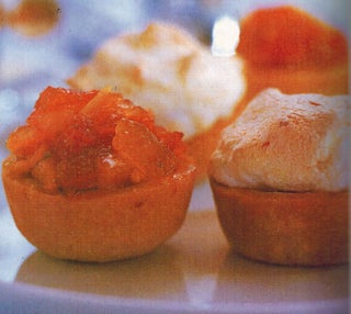 Tropical Fruit Mince Tarts With Coconut Meringue Topping