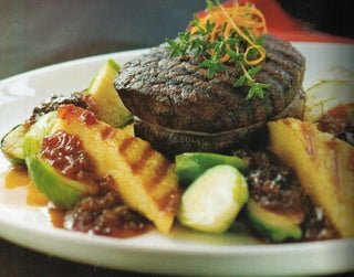 Beef Steaks In Merlot Marinade With Prune Jam