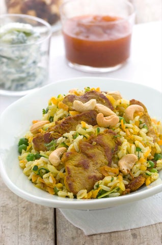 Spicy Pork Pilaf