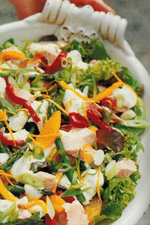 Salmon Salad With Creamy Tarragon Dressing