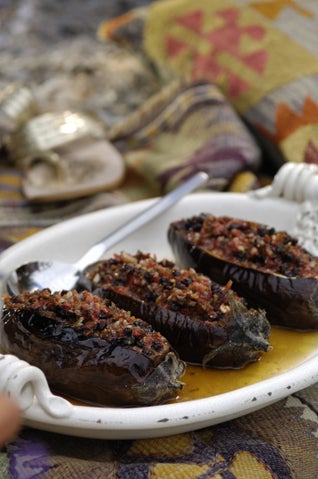 Stuffed Aubergines