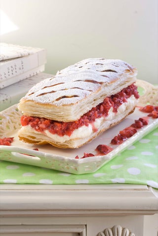 Strawberry And Cherry Mille-feuille