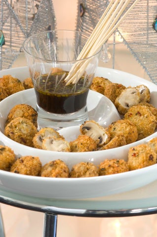 Panko Crumbed Mushrooms With Chilli Teriyaki Sauce