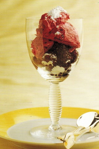 Instant berry Ice cream
