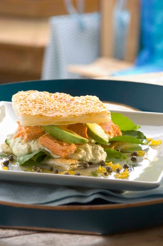 Crispy Salmon Sandwich