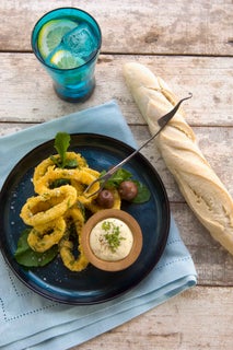 Oregano And Black Pepper Crispy Calamari