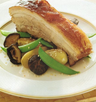 Double-cooked Glazed Pork With Marmalade Jus