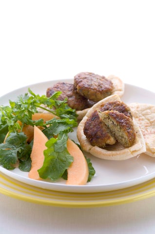 Chicken Falafel Burgers