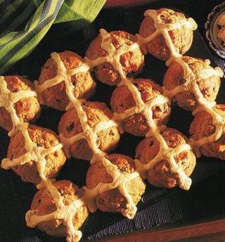 Easter Hot Cross Muffins