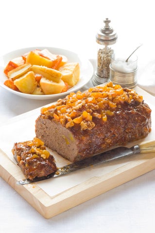 Apricot and Walnut Glazed Meatloaf