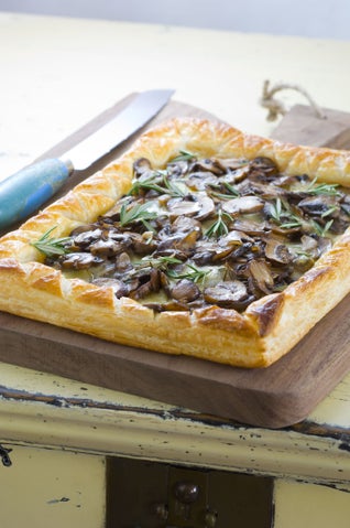 Mushroom And Mozzarella Tart