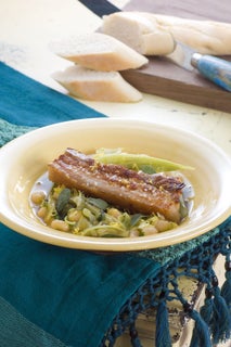 Pork With Thyme, Fennel And Simmered Butter Beans