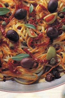 Fried Spaghetti And Chorizo