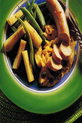 Sausages With Thyme And Raisins