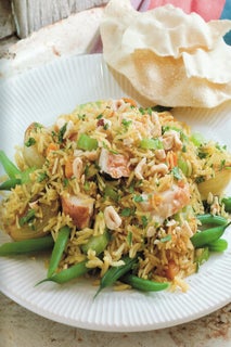 Curried Chicken And Hazelnut Pilaf