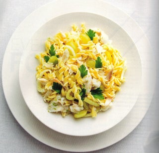 Smoked Fish Pasta With Grapes And Lemon
