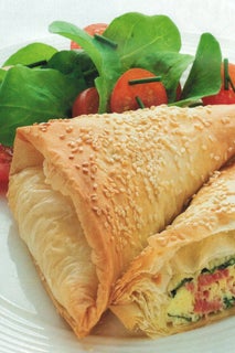 Ricotta, Spinach And Bacon Filo