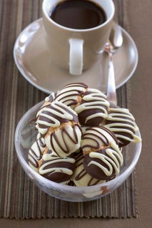 Black And White Amaretti Biscuits