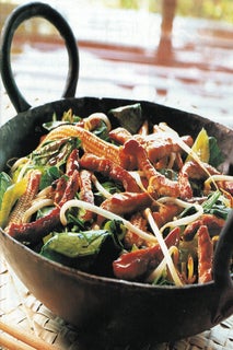 Stir fry Pork With Chinese Greens