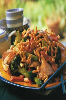 Ham And Oyster Mushroom Stir-fry