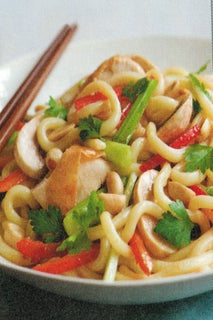 Warm Chinese and Hokkien Noodle Salad