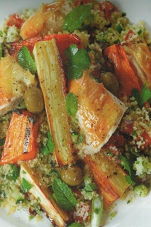 Tabbouleh with Chicken and Roast Vegetables