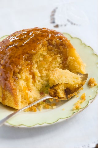 Golden syrup steamed pudding