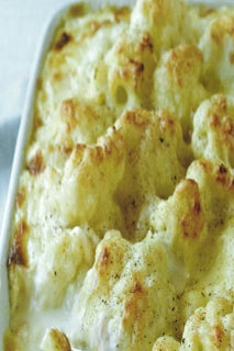 Rich cauliflower cheese