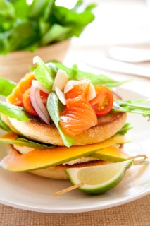Vanilla bourbon cured salmon