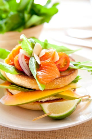 Vanilla bourbon cured salmon