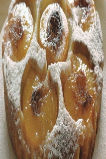 Caramel peach upside-down cake