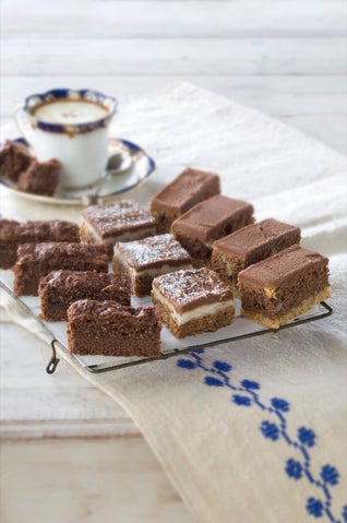 Chocolate walnut squares