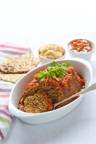 Indian-spiced meatloaf