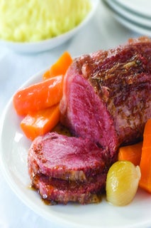 Corned Beef With Mustard Glaze