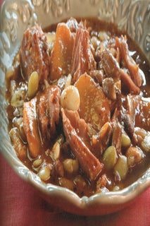 Bacon and bean braise