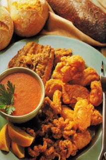 Fried Fish With Salmorejo