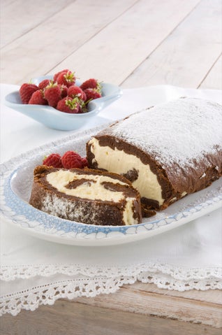 Squidgy chocolate roll