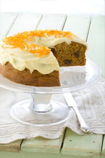 Pumpkin and prune cake
