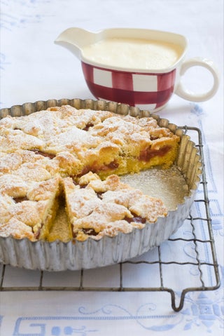 No-fuss plum tart