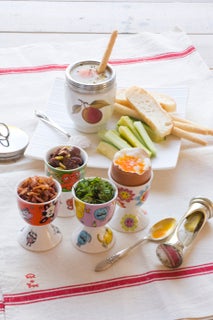 Boiled or coddled eggs with style