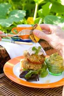 Breakfast salad greens